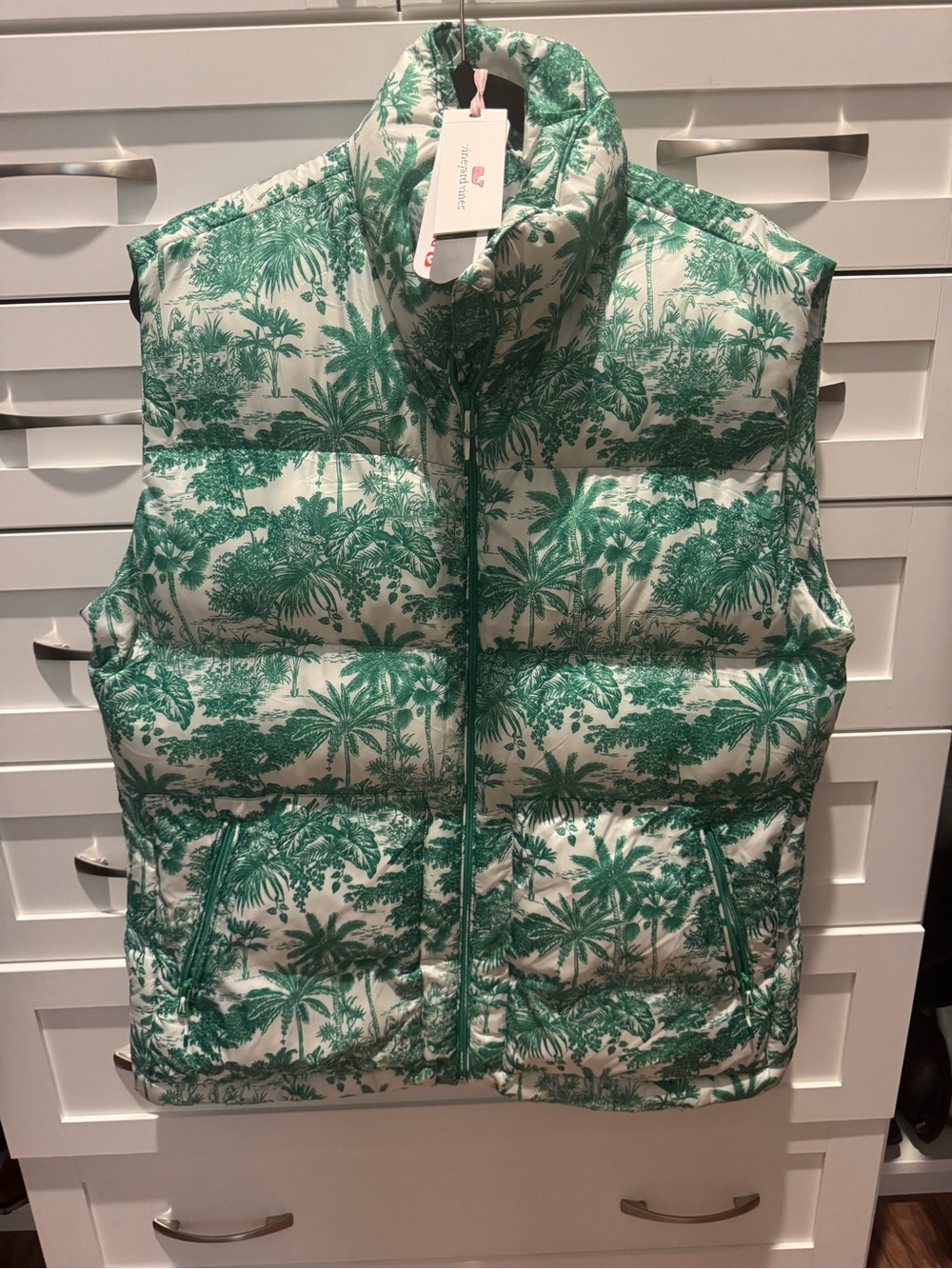 Vineyard Vines Green Puffer Vest